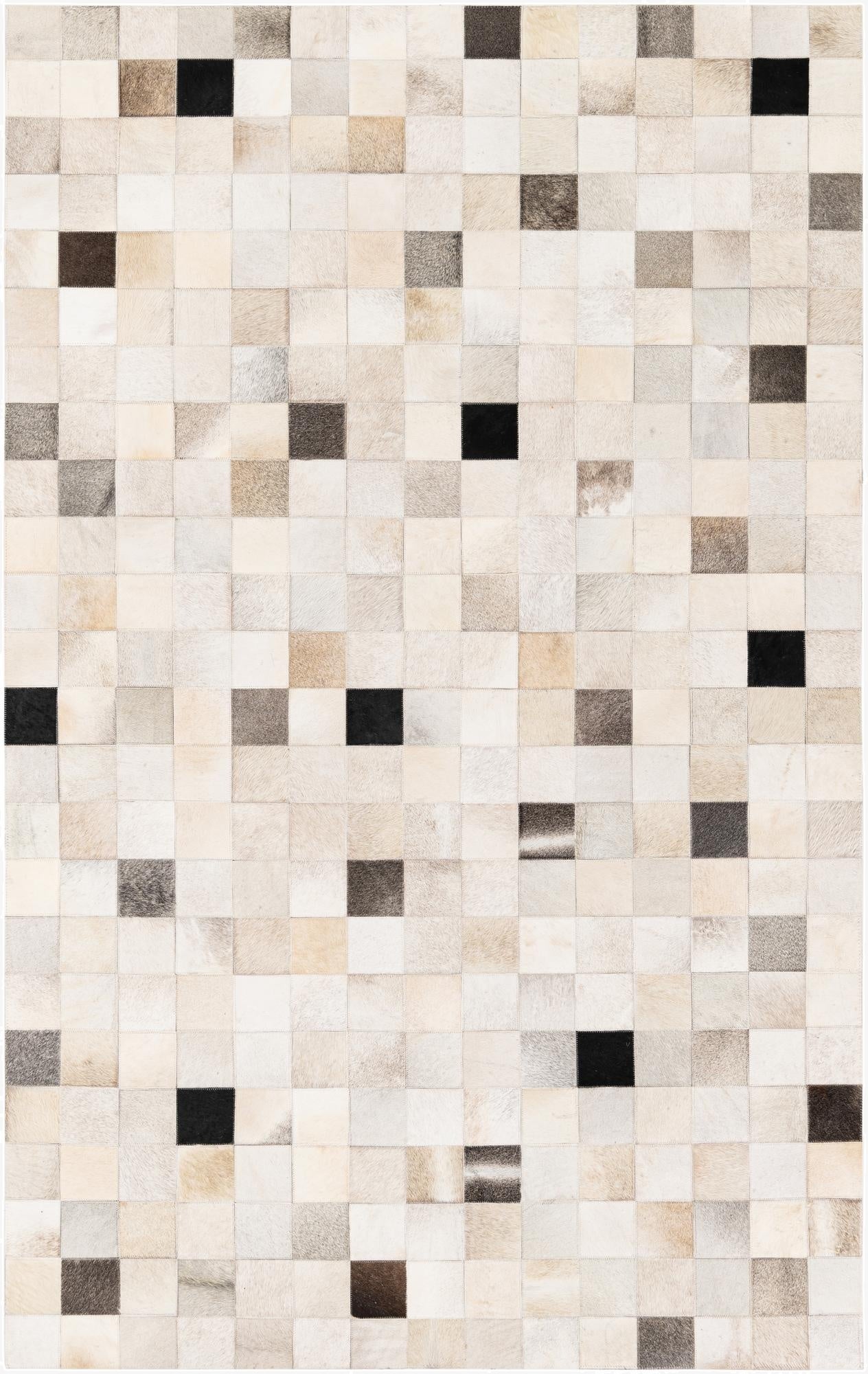 5' x 8' Cowhide Stocks Rug