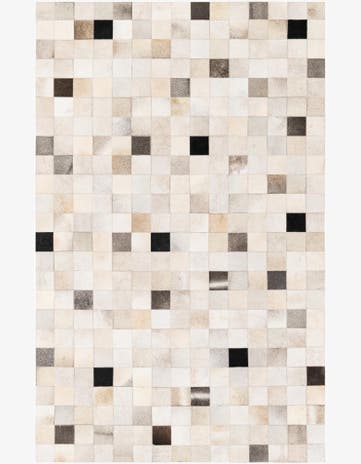 5' x 8' Cowhide Stocks Rug