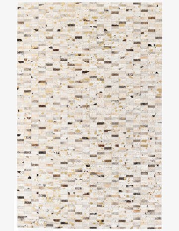 5' 2 x 7' 11 Cowhide Stocks Rug