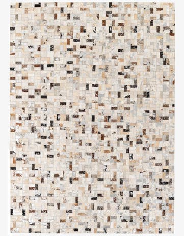 5' 4 x 7' 7 Cowhide Stocks Rug