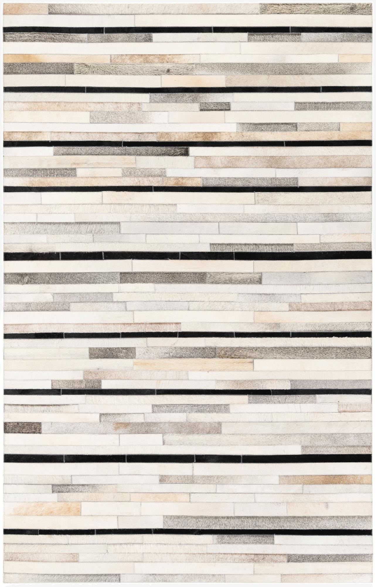 5' 1 x 7' 11 Cowhide Stocks Rug