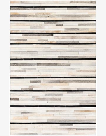 5' 1 x 7' 11 Cowhide Stocks Rug