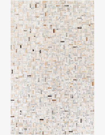 5' x 8' 2 Cowhide Stocks Rug