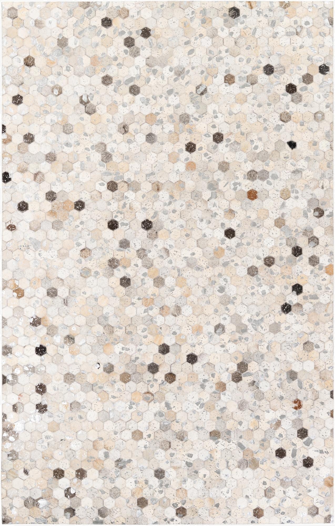 5' x 8' Cowhide Stocks Rug