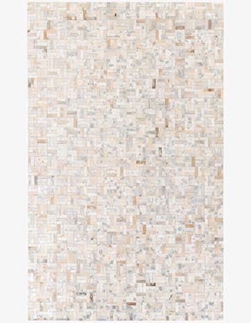 4' 11 x 8' Cowhide Stocks Rug