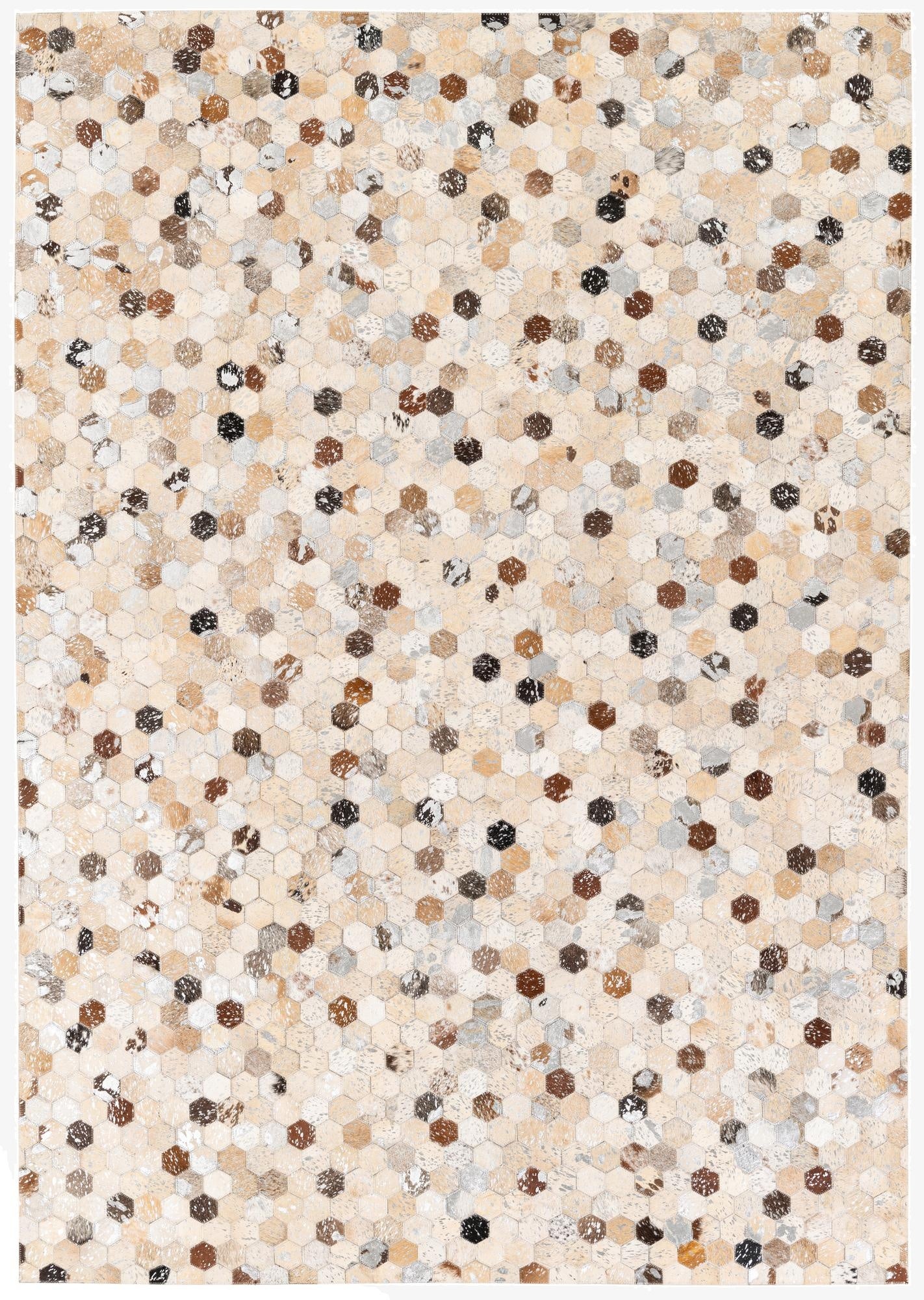 5' 4 x 7' 7 Cowhide Stocks Rug