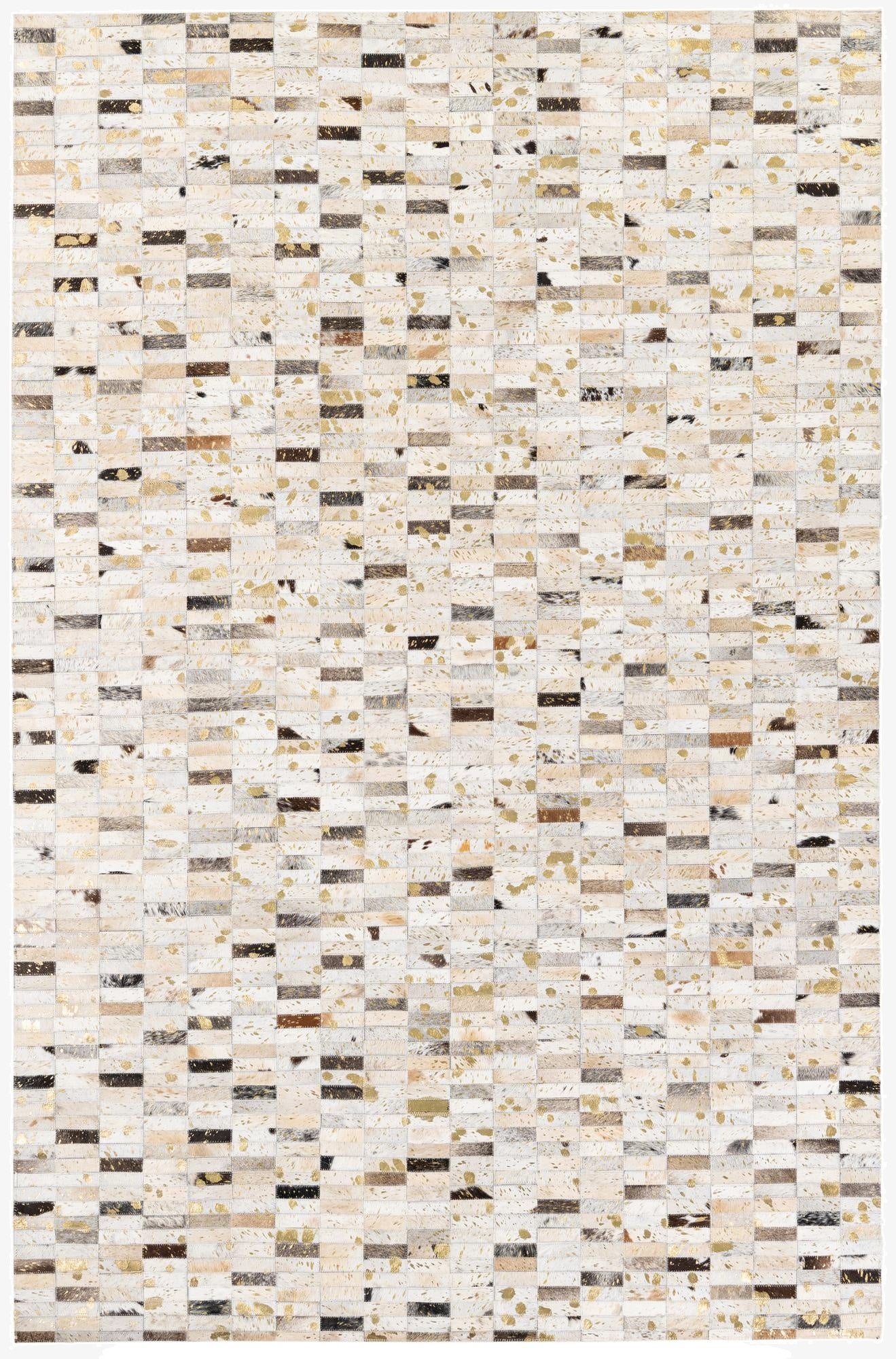 5' 2 x 7' 11 Cowhide Stocks Rug