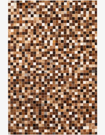 4' x 6' Cowhide Stocks Rug