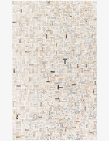 5' x 8' 1 Cowhide Stocks Rug