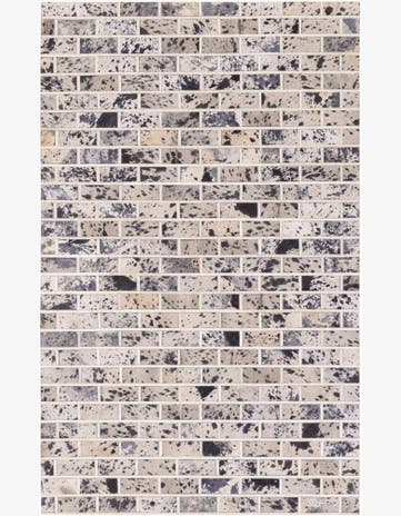 5' 1 x 8' 2 Cowhide Stocks Rug