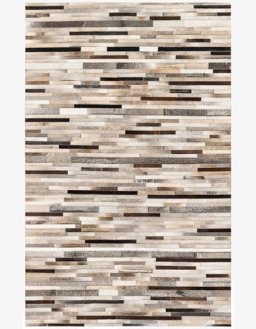 5' 1 x 7' 11 Cowhide Stocks Rug