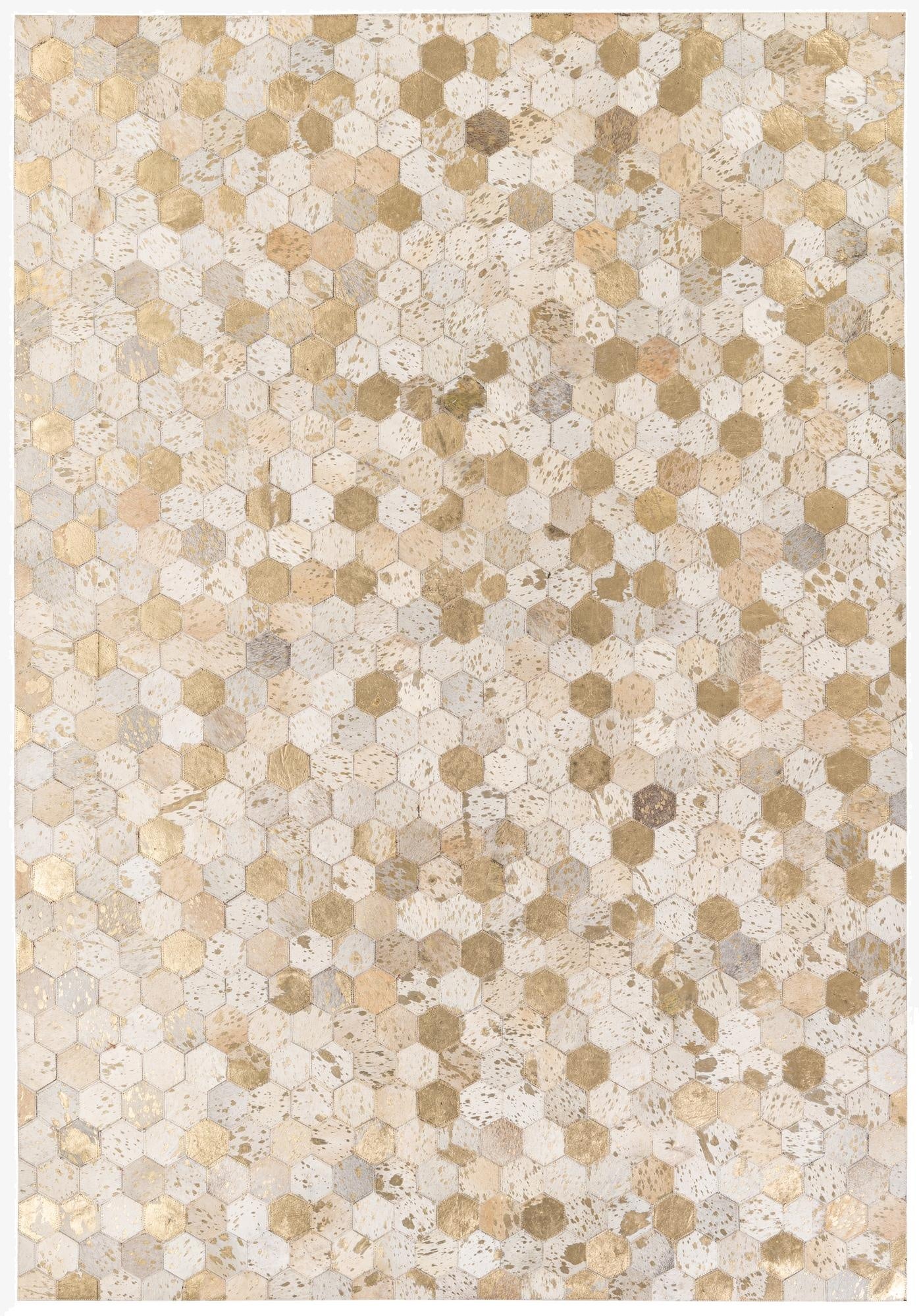 5' 4 x 7' 7 Cowhide Stocks Rug