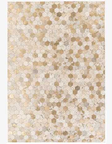 5' 4 x 7' 7 Cowhide Stocks Rug
