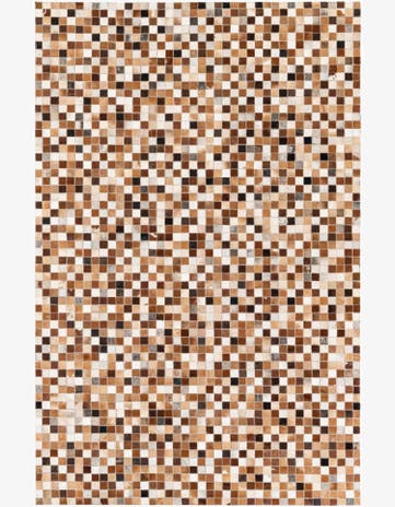 5' 1 x 7' 11 Cowhide Stocks Rug