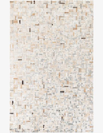 4' 11 x 8' 1 Cowhide Stocks Rug