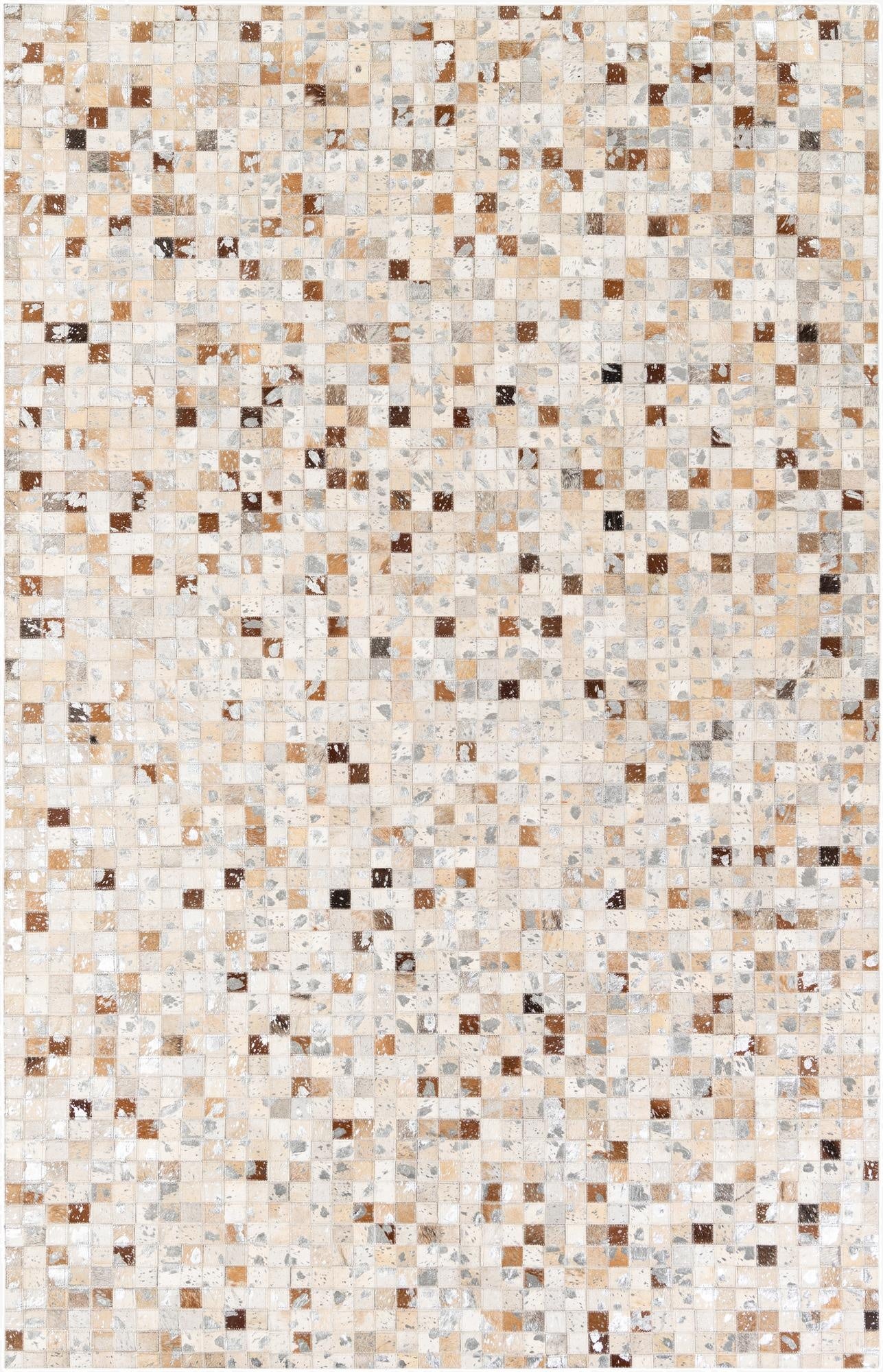 5' x 8' Cowhide Stocks Rug