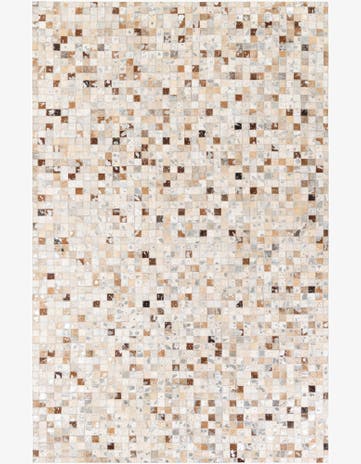 5' x 8' Cowhide Stocks Rug