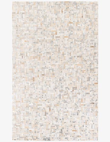 4' 11 x 8' 1 Cowhide Stocks Rug