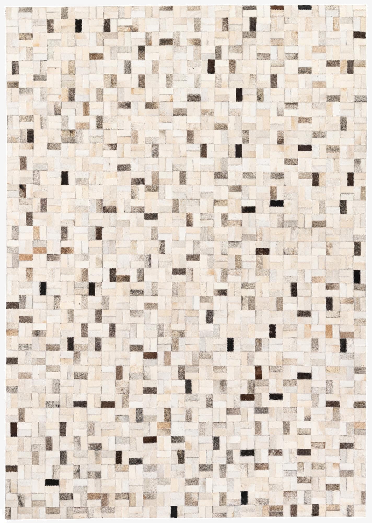 5' 3 x 7' 6 Cowhide Stocks Rug