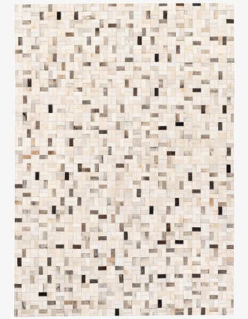 5' 3 x 7' 6 Cowhide Stocks Rug