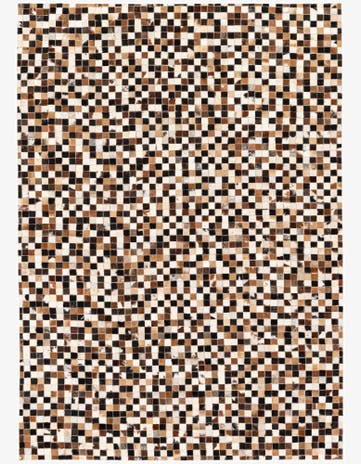 5' 3 x 7' 7 Cowhide Stocks Rug