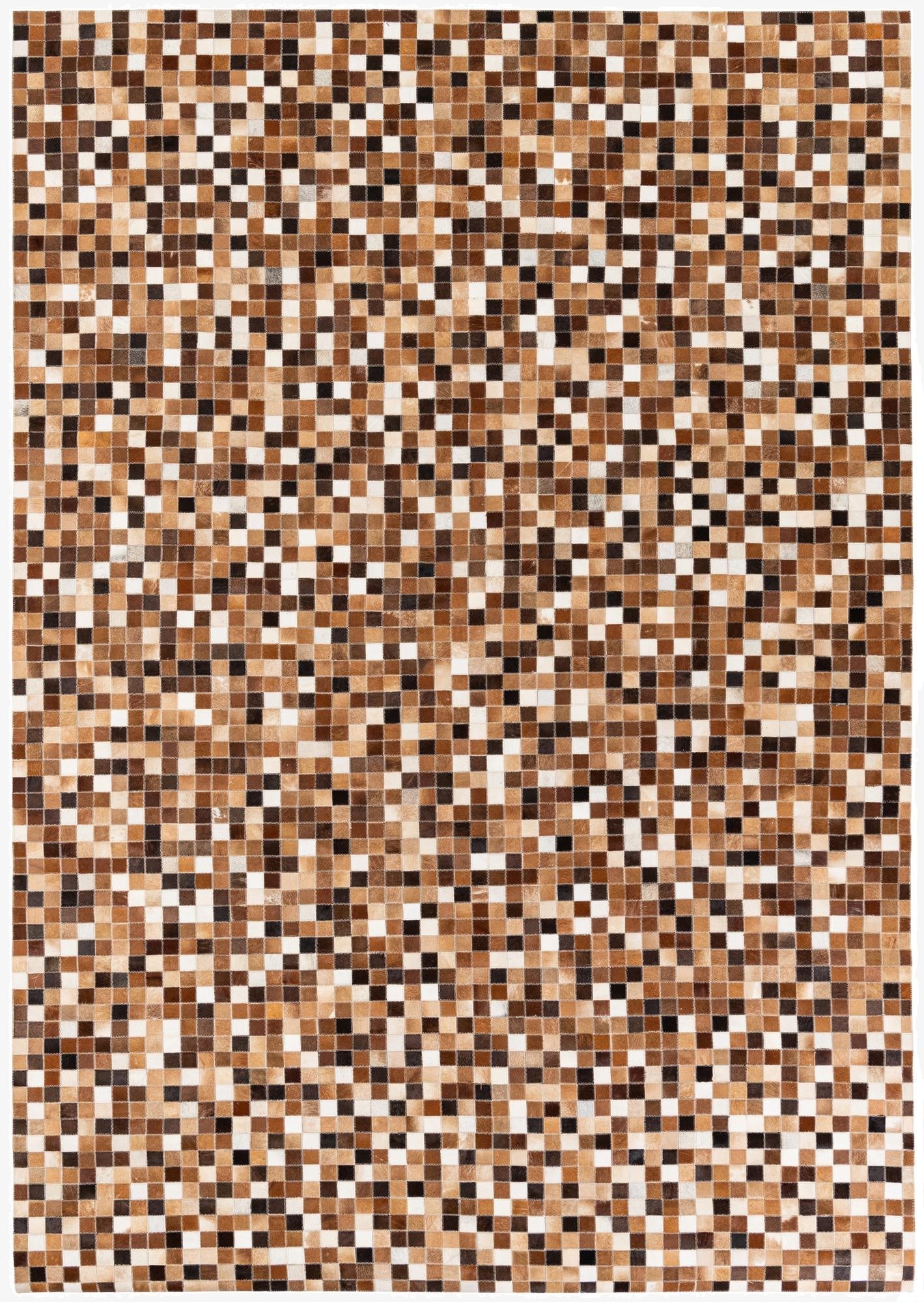6' 8 x 9' 10 Cowhide Stocks Rug