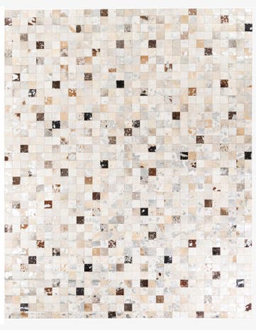7' 11 x 9' 11 Cowhide Stocks Rug