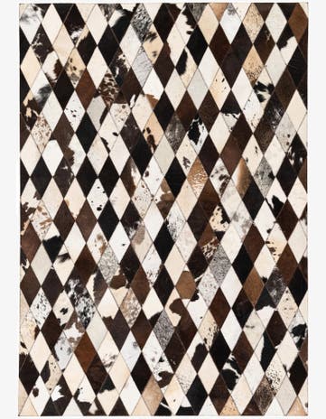 4' 1 x 5' 11 Cowhide Stocks Rug