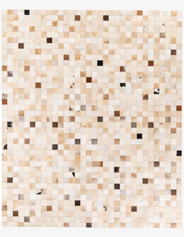 8' 1 x 9' 9 Cowhide Stocks Rug