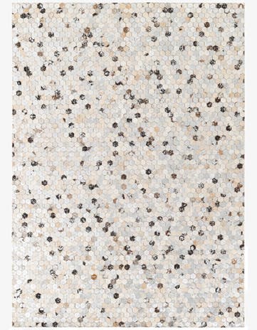 4' 10 x 6' 8 Cowhide Stocks Rug