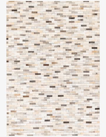 4' x 5' 10 Cowhide Stocks Rug