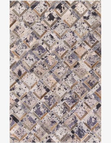 5' 2 x 8' 1 Cowhide Stocks Rug