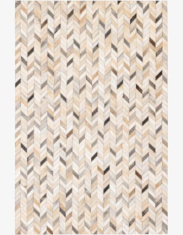 4' x 6' 1 Cowhide Stocks Rug