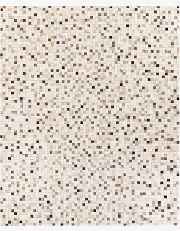 8' 1 x 9' 11 Cowhide Stocks Rug