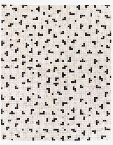 8' 1 x 9' 10 Cowhide Stocks Rug