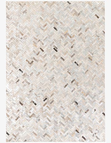 5' 4 x 7' 7 Cowhide Stocks Rug