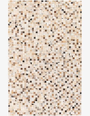 5' 1 x 8' Cowhide Stocks Rug