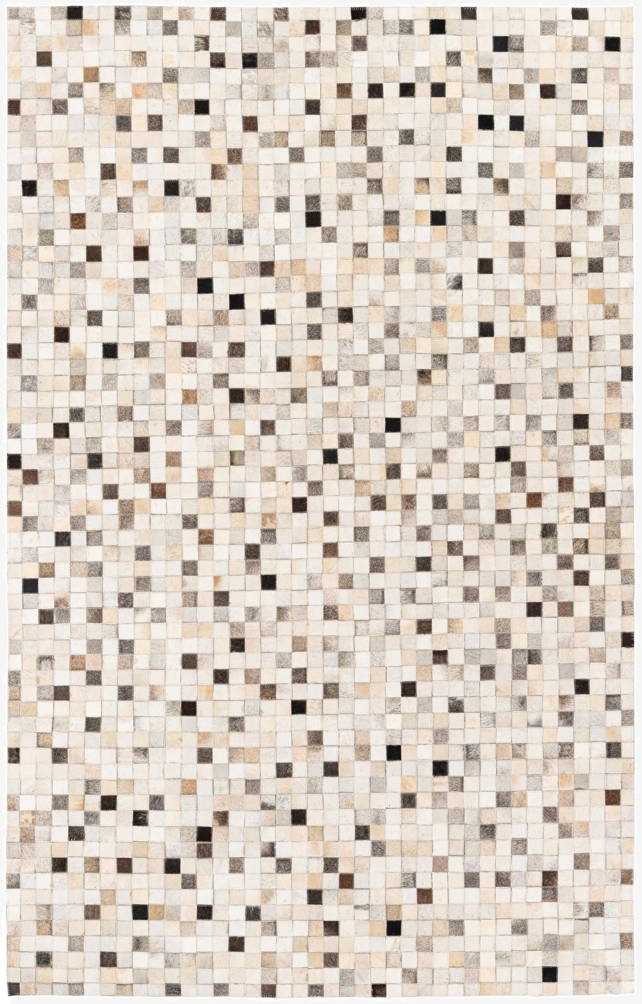 5' x 7' 11 Cowhide Stocks Rug