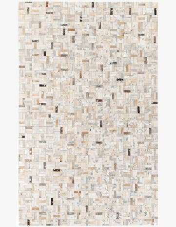 5' x 8' Cowhide Stocks Rug