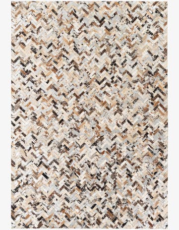 5' 2 x 7' 6 Cowhide Stocks Rug