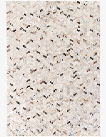 5' 4 x 7' 8 Cowhide Stocks Rug