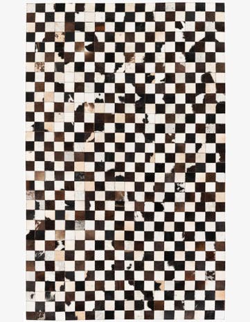 5' x 8' Cowhide Stocks Rug