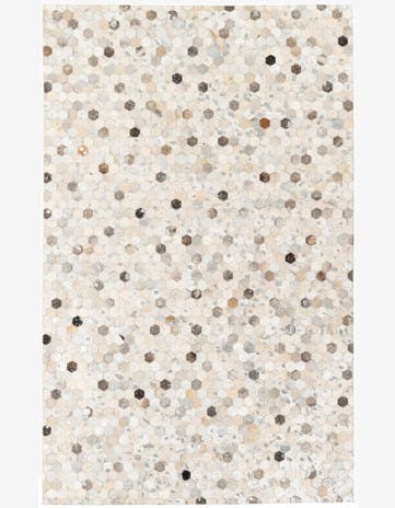 5' x 8' Cowhide Stocks Rug
