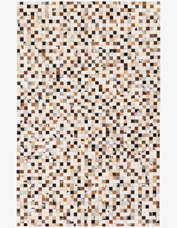 5' x 7' 10 Cowhide Stocks Rug