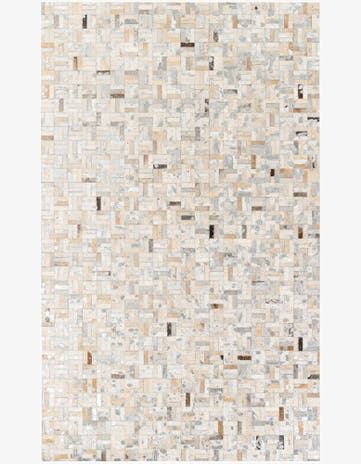 4' 11 x 8' 1 Cowhide Stocks Rug