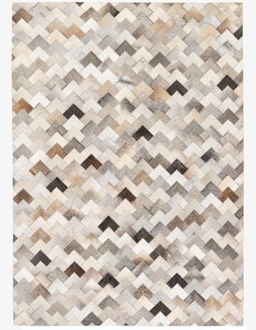 4' 9 x 6' 8 Cowhide Stocks Rug