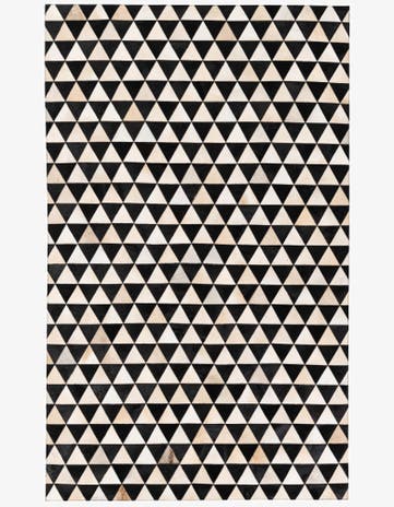 5' 1 x 8' 2 Cowhide Stocks Rug