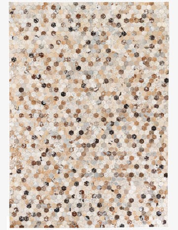 5' 4 x 7' 6 Cowhide Stocks Rug