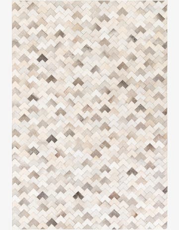 6' x 8' 11 Cowhide Stocks Rug