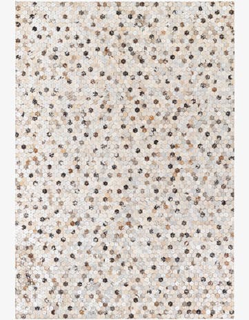 5' 4 x 7' 9 Cowhide Stocks Rug